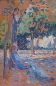 Maximilien Luce - Lucie Cousturier dans son Jardin