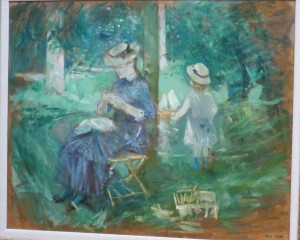 Berthe Morisot - Mère et Enfant au Jardin (1884)