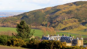 Le château de la reine vu d'en haut