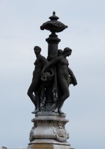 Fontaine, Place de la Bourse - Bordeaux